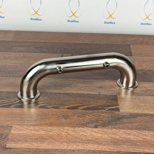 1.5" Thermowell Elbow 180 degree , L-300mm welded connector for sensors diameter 4 and 6 mm , SUS304