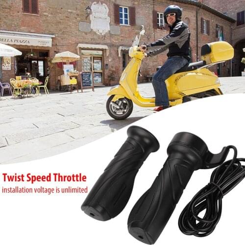 1 Pair Universal Electric Bike Speed Throttle Handle for 22.5mm Handlebar E-bike Scooter Throttle Grip Cycling Accessories
