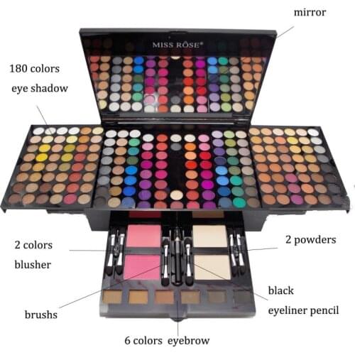 Piano Box Makeup Set Professional Eyeshadow Palette Matte Shimmer Waterproof Makeup Powder Blush Cosmetics