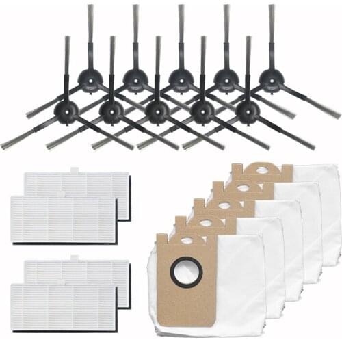 19 Pcs Robot Side Brush Mop Hepa Filter for Proscenic M70 M7 Robot Vacuum Cleaner Parts Accessories Replacement Kit