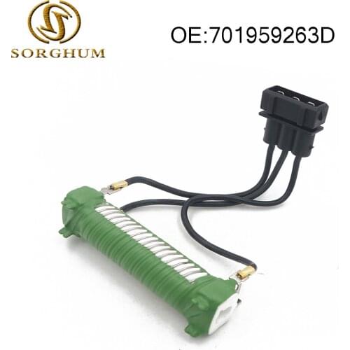 701959263D Car Engine Cooling Fan Resistors For Seat Alhambra For VW Sharan Transporter T4 for Volkswagen EuroVan