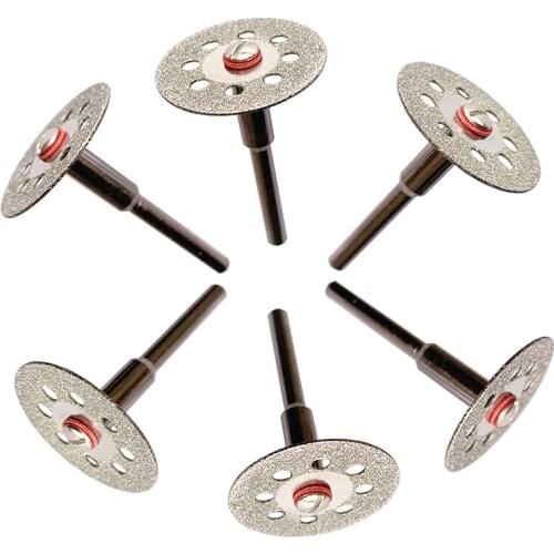 Free Shipping 10pcs/set small cutting blade 22x3mm Coated cutting disc for grinder accessories Grinding gemstones,glass,and tile