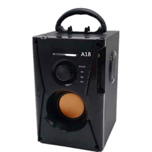 15W Wireless Bluetooth Speaker Wood with Remote Controller Phone Stand Home Outdoor TF U-Disk FM Channel 2.1 Portable Subwoofer