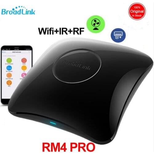 2020 Broadlink RM4 PRO Broadlink RM4, Smart Home Automation WiFi IR RF Universal Remote Controller Works With Alexa Google Home