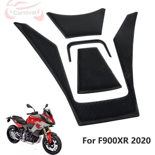For BMW F900XR F900 XR 2020 Motorcycle Tank Pad Protector 3D Gel 3D Carbon Fiber Design Fuel Tank Sticker