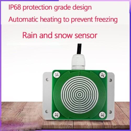 Rain Snow Sensor 485 Weather Station Rainwater and Snowfall Induction Detection Heating Anti-icing Switch Transmitter