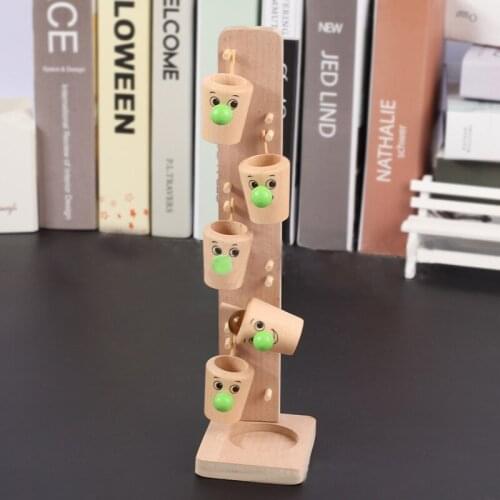 Classic Wooden Pour Cup Toy Desktop Games Childrens Intelligence Early Education A Birthday Present