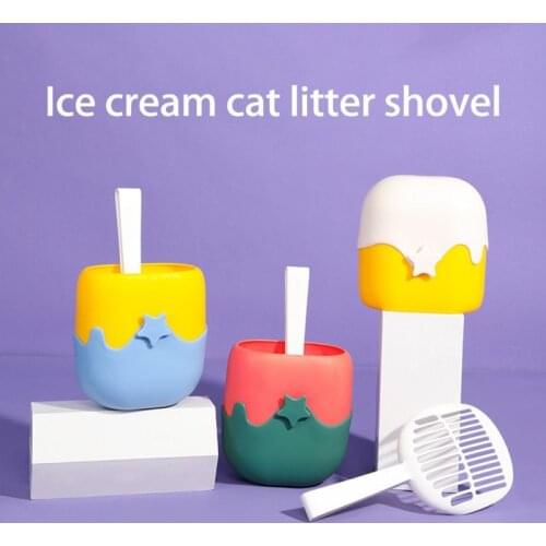 Portable Cat Litter shovel Cleaning Tool Set Durable Pet Shovel Cleaning Tool Cats Litter Cats Scoop Box Pet Supplies
