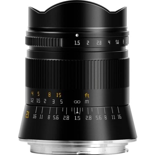 TTArtisan 21mm F1.5 Camera Lens Full Fame Manual Focus Lens For Leica M Mount Leica L Sony E Canon RF Nikon Z TT Artisan