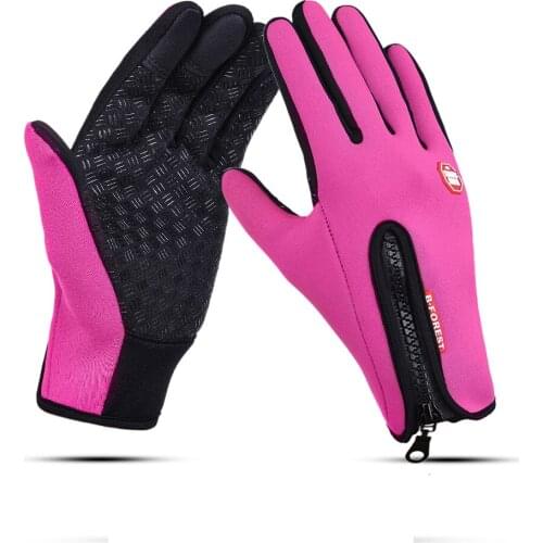 Outdoor Camping Hiking Motorcycle Anti Slip Gloves Winter Thermal Touchscreen Gloves Cycling Bicycle Bike Ski