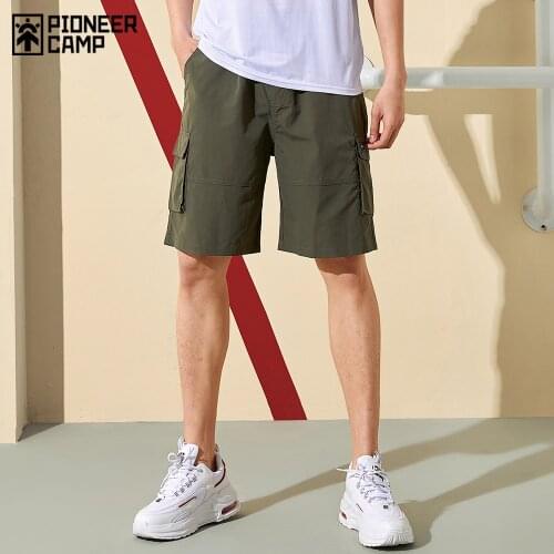 Pioneer Camp Summer Cargo Shorts Men Casual Joggers Short Pants Streetwear Hip Hop Mens Clothing ADK0202105