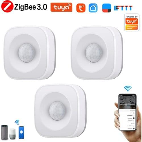 Tuya ZigBee PIR motion sensor infrared detector 360° smart linkage mobile phone remote monitoring human body induction sensor