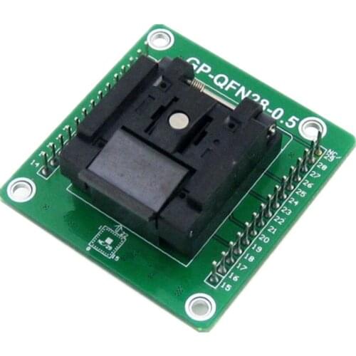 Universal Programming Block MLF28 QFN28 Universal Test socket pitch 0.5mm programming test