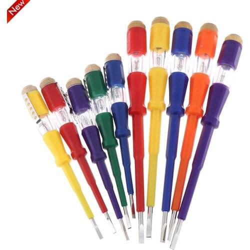 14cm,19cm 220V Waterproof Induced Electrical Tester Screwdriver With Indicator Light Random