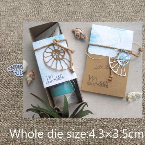 New Design Craft Metal Cutting Die die cuts conch decoration scrapbook Album Paper Card Craft Embossing die cuts
