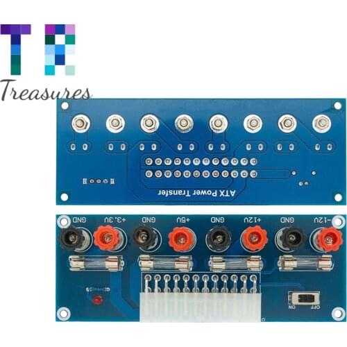 XH-M229 Desktop PC Chassis Power ATX Transfer to Adapter Board Power Supply Circuit Outlet Module 24Pin Output Terminal 24 pins