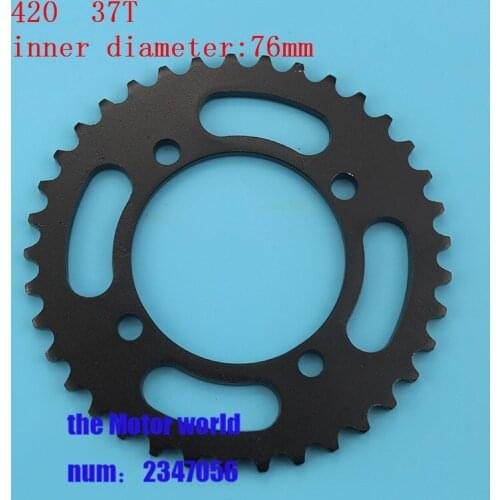 Rear Chain Sprocket 420/428 37T Tooth 76mm For 110cc 125cc ATV Quad Pit Dirt Bike 76mm Motorcycle