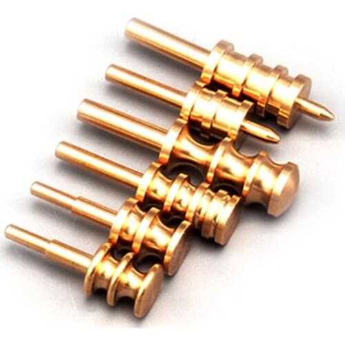 1 Pc Multiple Models Leather Crafts Pure Brass Leather Seal Edge Decorate Tool Hot Electric Iron For DIY Leather Craft Tools