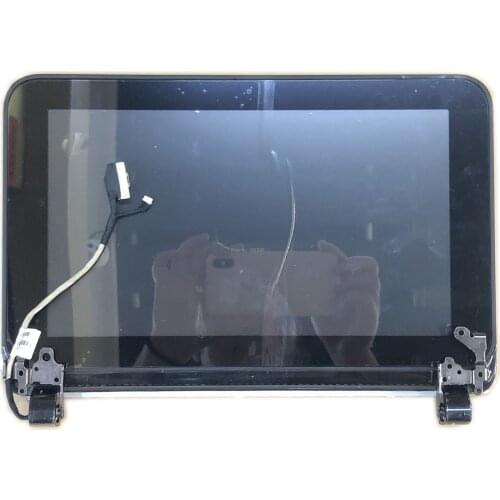 10.1" LCD Touch Screen Digitizer Assembly Complete Upper Half Parts For HP Pavilion TouchSmart 10-E 10-e010nr Assembly Silver