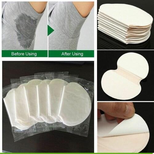 New 100pcs Underarm Armpit Sweat Pads Stickers Shield Guard Absorbing Disposable