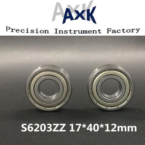 2019 New Arrival Free Shipping 5 Pcs S6203zz Bearings 17x40x12 Mm Steel Shield S6203 Zz Stainless Ball 17*40*12mm Rodamientos