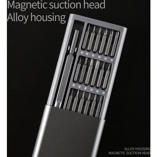 24 In 1 Screwdriver Set Precision Magnetic Screw Driver Bits Torx Hex Bit Handle Mobile Phone Repair Screwdrive Kit Tools