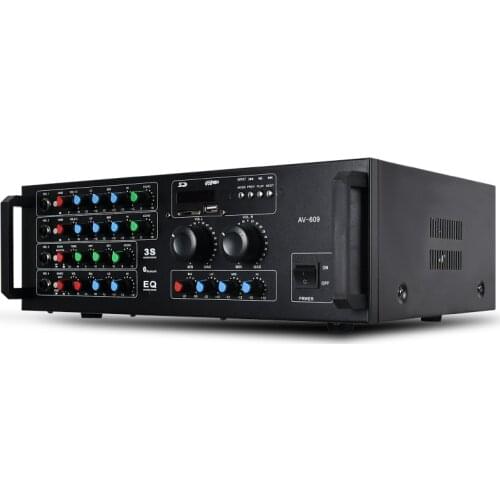 5.1 home theater professional power amplifier, with powerful functions of BT, USB, SD