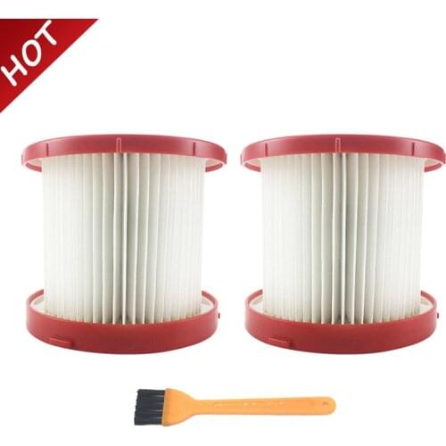 AD-49-90-1900 Wet/Dry Filter Kit Replacement Compatible with Milwaukee Cordless Vacuum (Pack of 2)