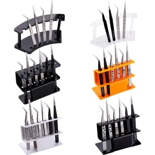 Acrylic Eyelash Tweezer Storage Holder Durable Convenient Tweezers Stand Shelf Holder Eyelashes Extension Beauty Makeup Tool