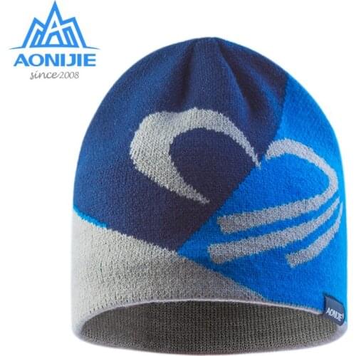 AONIJIE Winter Knitted hats Outdoor Sports Snowboarding Cap Winter Windproof Thick Warm Running Cap Ski Running Caps