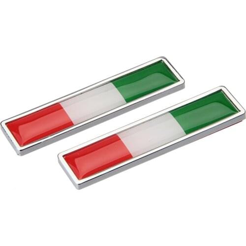 Auto Exterior Accessories Car Sticker Emblem For Italy Flag For BMW E46 E90 Cadillac Srx Toyota Rav4 Kia Optima K5 Mercedes W205