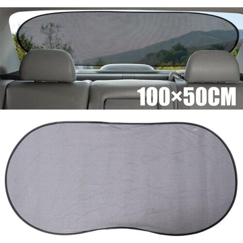 100x50cm Car Sun Shades Rear Window Sunshades Cover Mesh Visor Shield Screen Interior UV Protection New Sales