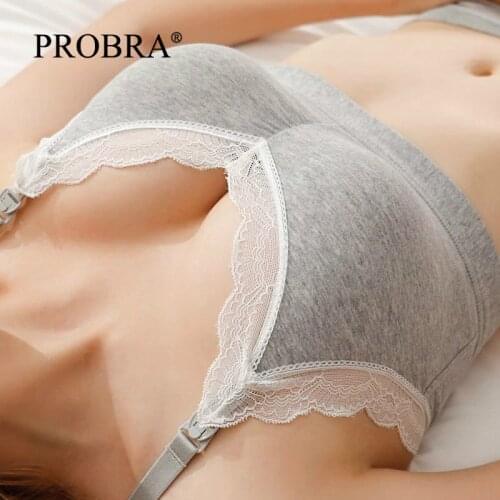 Quality Cotton Breastfeeding Bras Wirefree Nursing Bra Pregnancy Clothes for Maternity Underwear Vintage Women Pregnant Feeding