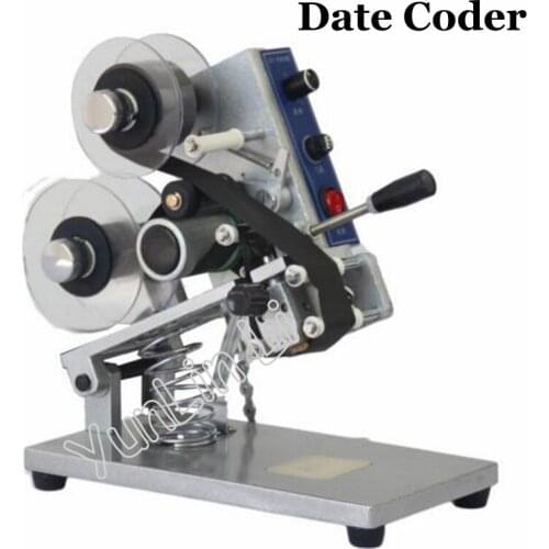 Date Coder Color Ribbon Hot Printing Machine Heat ribbon printer film bag date printer manual coding machine ZY-RM5