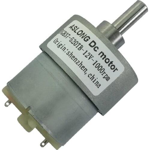 JGB37-520TB DC motor motor 6V 12V gear motor miniature high torque small motor 6RPM-1600RPM
