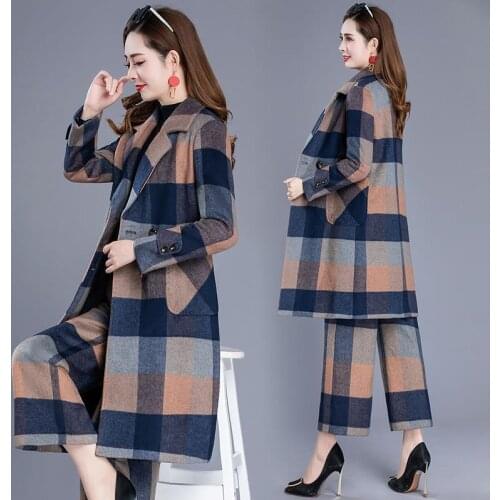 JUNSRM Womens Wool Pantsuits China