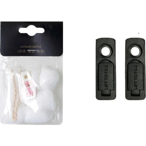 Kerosene Lighter General Cotton Core Wicks Felt Pads Oil Saving Rubber Bottom Kit For Zippo Petrol Lighter Replacement Accessory