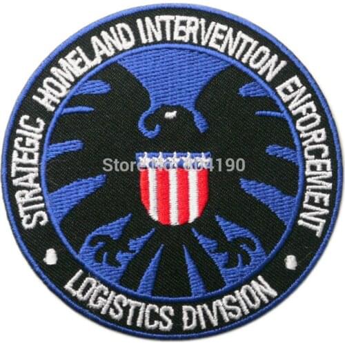 Command Blue New AGENT Movie Iron On Sew On Patch Wholesale Clothing Dropship