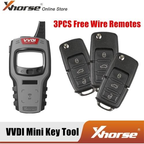 Xhorse VVDI Mini Key Tool Remote Key Programmer Global Version With Free 96bit 48-Clone Function Get 3PCS Free XK Series Remotes