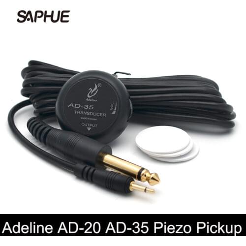Adeline AD-35 Mini Sound Pick-up Piezo Amplifier Transducer Stick Piezo Pickup for Acoustic Guitar ukulele Violin Cello Banjo