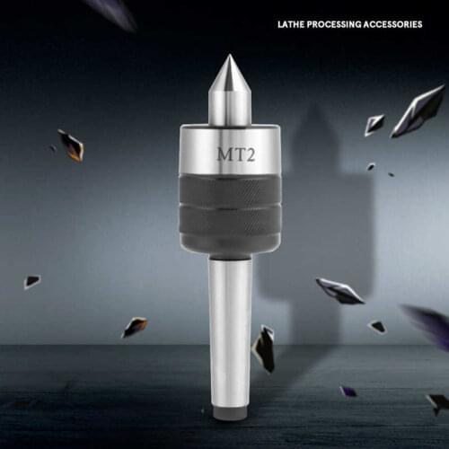 Live Center MT2 0.005 Accuracy Rotary Live Revolving Milling Center Taper Metal Work Lathe Tool mini lathe accessories