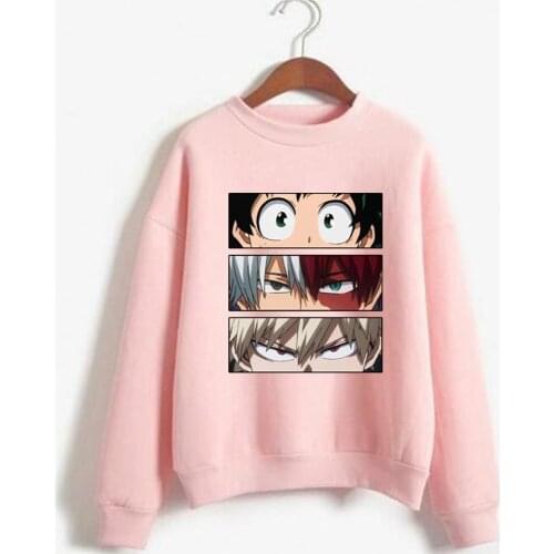 Men Hoodies My Hero Academia Sweatshirts Midoriya Shoto Bakugou Clothing Tops Unisex