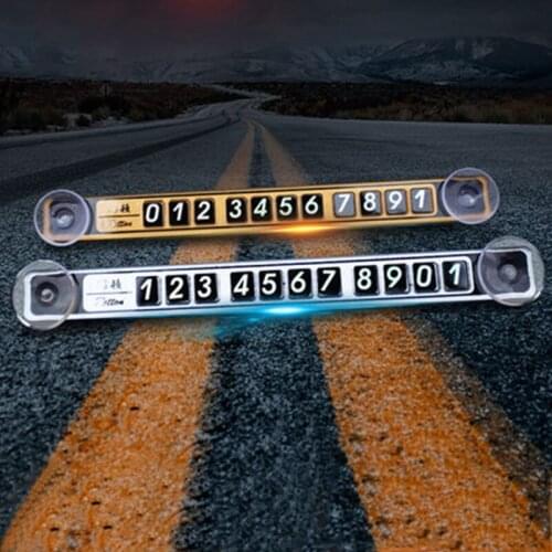 My Good Car Temporary Parking Card for Chevrolet Equinox 2017 2018 Car accessories