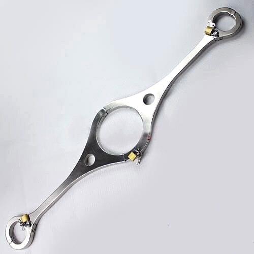 Handcuffs stainless steel sex collar and handcuffs for sex bdsm bondage adult sex slave for women bdsm fetish collar