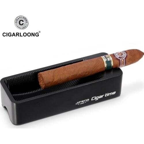 New Popular Arrival Travel Cigar Ashtray Metal Double Side Use Design Simple Portable Ashtray Holder JF-048