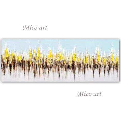 Modern Pure Handmade Large Size Oil Painting Abstract Textured Canvas Wall Art Unframed Latest Paintings Artwork Free Shipping