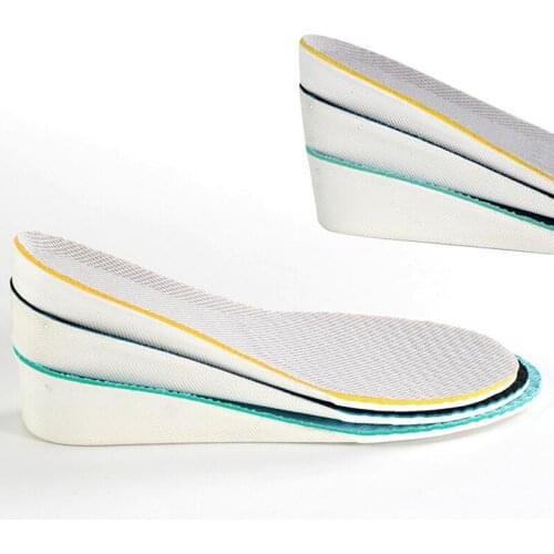 1.5 3.5cm Height Insoles For Man And Woman Full Pad Invisible Breathable Sweat-absorbent And Deodorant Eva Insole