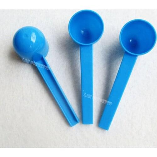 10ML HDPE Spoon 5g gram Plastic Scoop for medical milk powder Liquid - blue 200pcs/lot free shipping