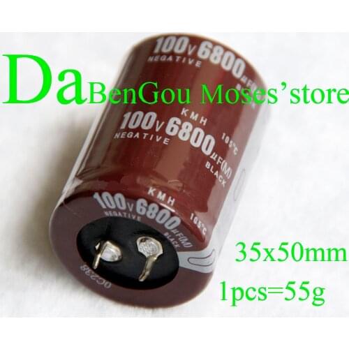 100V 6800uf high quality Low ESR capacitance Electrolytic Capacitor Radial 35x50mm