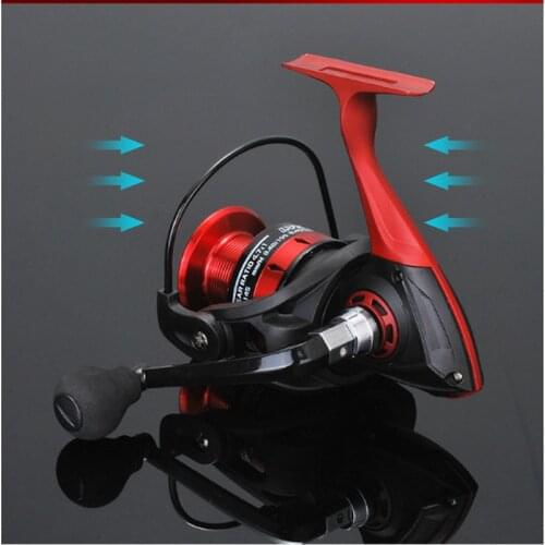 1000-6000 Metal Rotating Fishing Reel 12+ 1BB Salt Water Carp Fishing Reel Carp Fishing Front And Rear Braking Speed Ratio 5.2:1